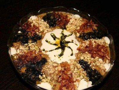 تزیین کشک بادمجان مجلسی