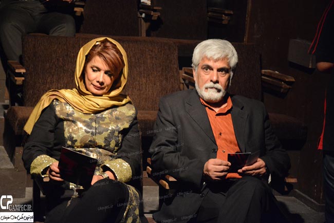 عاطفه رضوی و همسرش حسین پاکدل