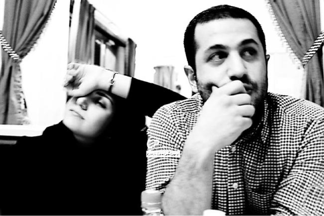باران کوثری و همسرش
