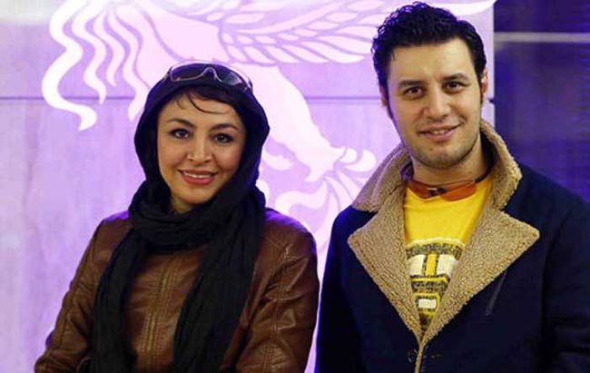 جواد عزتی و همسرش مه لقا باقری
