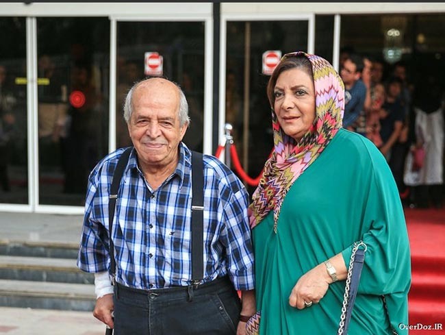 محسن قاضی مرادی و همسرش مهوش وقاری