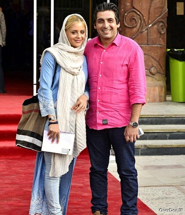 حمید گودرزی و همسرش