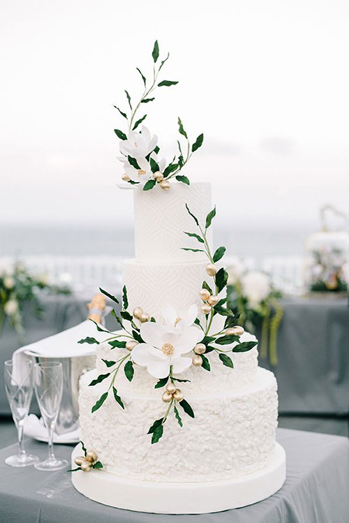 مدل کیک عروسی خامه ای