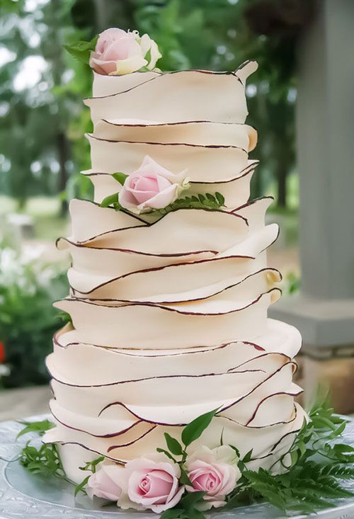 کیک عروسی مدرن