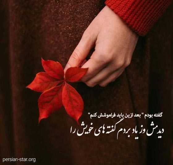 شعر عاشقانه و زیبا از شاعران معاصر