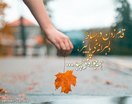 دلنوشته های قدم زدن در پاییز