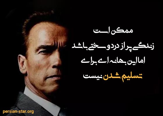 جملات آرنولد شوارتزنگر در مورد موفقیت