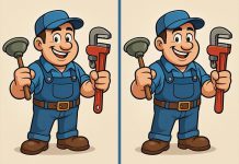 بازی فکری تفاوت تصویر آقای لوله کش