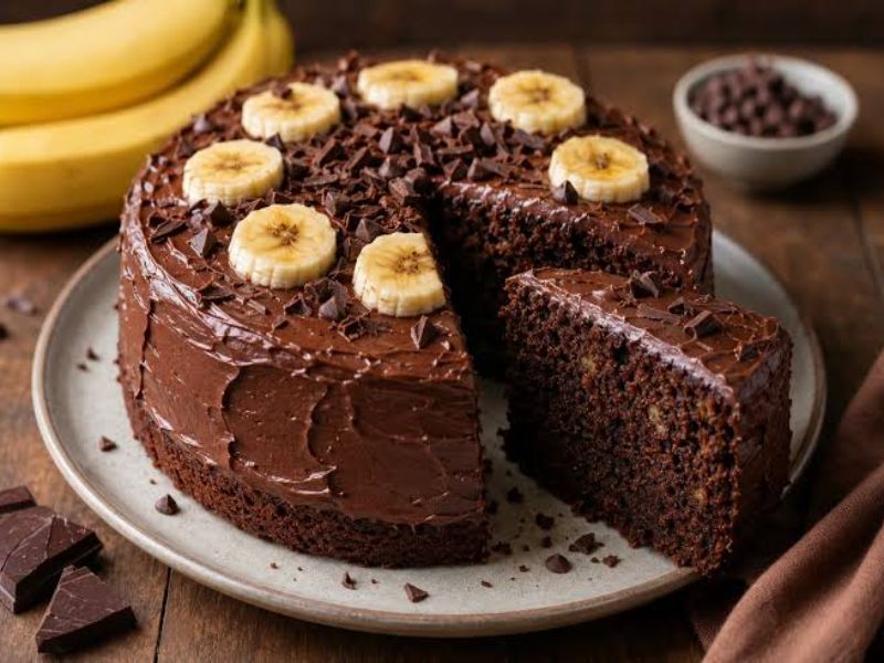 کیک شکلاتی کافه ای